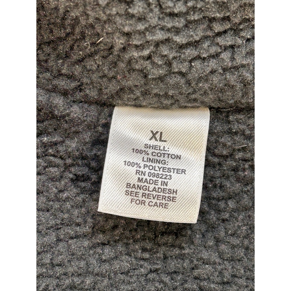 Brazos Men's Sherpa Lined Canvas Work Vest Men's XL - Picture 7 of 10